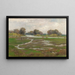 Flusslandschaft mit Sumpf - Alice Marion Curtis — gerahmtes Bild an der Wand