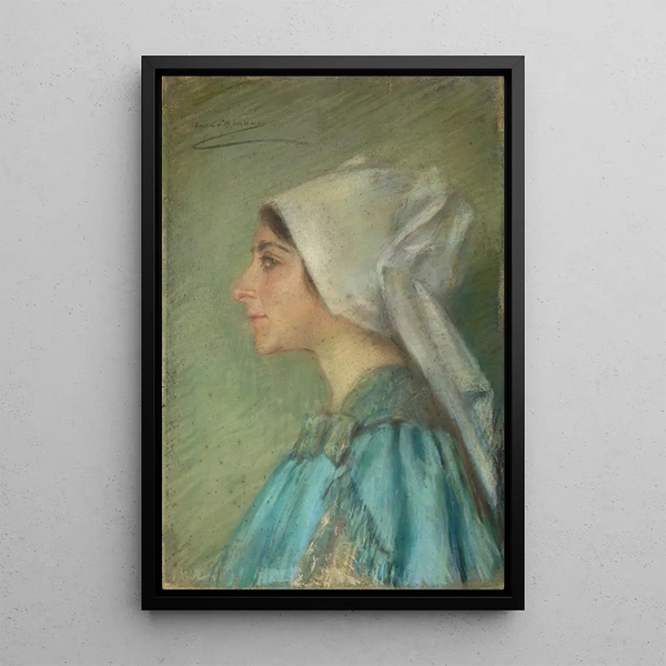 Reproduktion des Gemäldes Bonnet breton - Alice Pike Barney