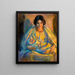 Par Lamplight - Alice Pike Barney — gerahmtes Bild an der Wand