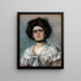 Laura mit Fichu - Alice Pike Barney — gerahmtes Bild an der Wand