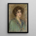 Reproduktion des Gemäldes Laura in grüner Cape - Alice Pike Barney