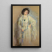 Laura in Weiß - Alice Pike Barney — gerahmtes Bild an der Wand