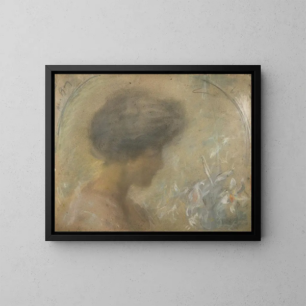 Seerosen - Alice Pike Barney — gerahmtes Bild an der Wand