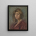 Madame R. - Alice Pike Barney — gerahmtes Bild an der Wand