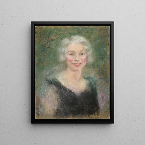 Mme Leslie Carter - Alice Pike Barney — gerahmtes Bild an der Wand