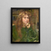 Natalie mit Halskette - Alice Pike Barney — gerahmtes Bild an der Wand