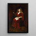 Natalie am Violine - Alice Pike Barney — gerahmtes Bild an der Wand