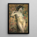 Akt vor einem Paravent - Alice Pike Barney — gerahmtes Bild an der Wand