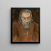 R. D. Shepherd in der Rolle des Shylock - Alice Pike Barney — gerahmtes Bild an der Wand