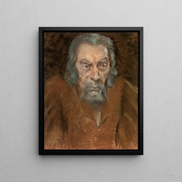 R. D. Shepherd in der Rolle des Shylock - Alice Pike Barney — gerahmtes Bild an der Wand