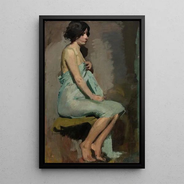 Reproduktion des Gemäldes Studie einer sitzenden Frau - Alice Pike Barney