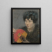 Studium mit einem Ventilator - Alice Pike Barney — gerahmtes Bild an der Wand