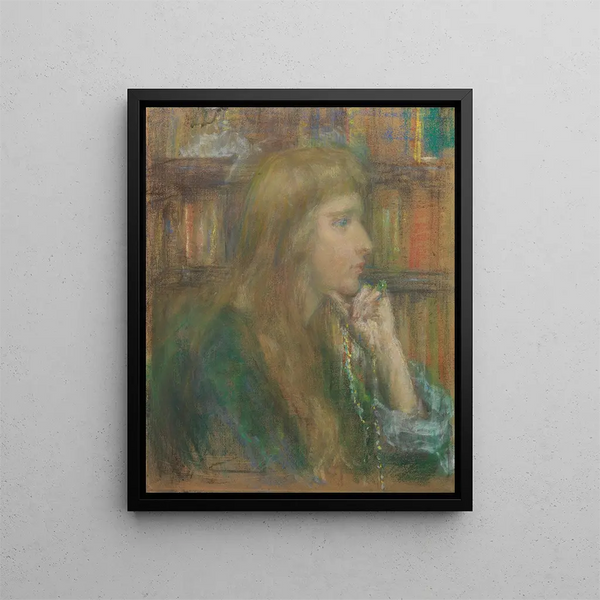 L'écrivaine Natalie Clifford Barney - Alice Pike Barney — gerahmtes Bild an der Wand