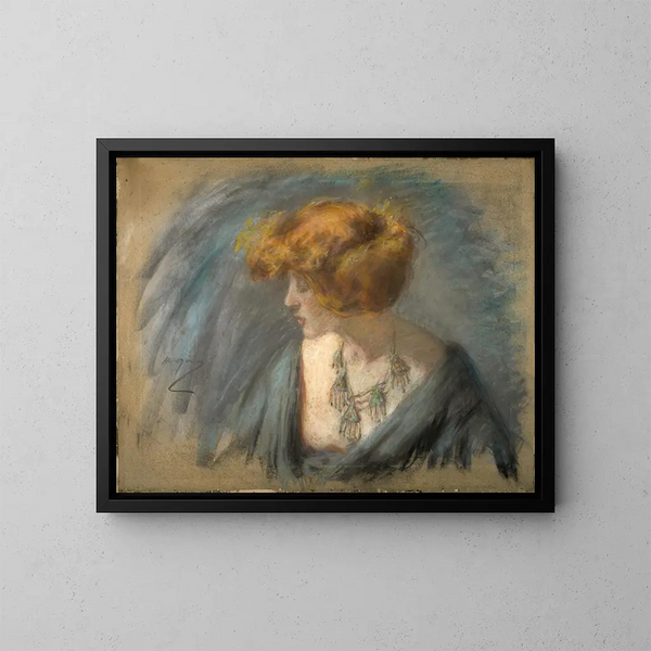 Cheveux de Titien - Alice Pike Barney — gerahmtes Bild an der Wand