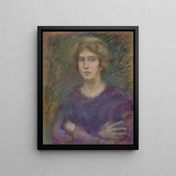 Unbenanntes Gemälde I - Alice Pike Barney — gerahmtes Bild an der Wand