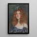 Frau mit roten Haaren - Alice Pike Barney — gerahmtes Bild an der Wand