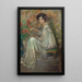 Junge Frau mit Rosen - Alice Pike Barney — gerahmtes Bild an der Wand