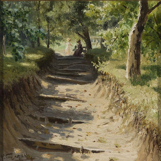Allée dans le jardin - Nikolay Sergeyev