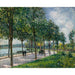 Reproduktion des Gemäldes Allée de châtaigniers - Alfred Sisley