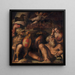 Allegorie von Arezzo - Giorgio Vasari — gerahmtes Bild an der Wand