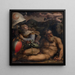 Allegorie von Fiesole - Giorgio Vasari — gerahmtes Bild an der Wand