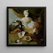 Allegorie Europas - Jean-Baptiste Oudry — gerahmtes Bild an der Wand