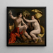 Allegorie des Glücks - Dosso Dossi — gerahmtes Bild an der Wand