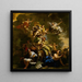 Allegorie der Vorsicht - Luca Giordano — gerahmtes Bild an der Wand