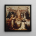 Allegorie der Jungfrau, Schutzpatronin der Dominikaner - Miguel Cabrera — gerahmtes Bild an der Wand