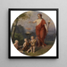 Allegorie der Wahrheit und Toleranz - Anton Ebert — gerahmtes Bild an der Wand