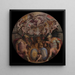 Allegorien der Viertel von San Giovanni und Santa Maria Novella - Giorgio Vasari — gerahmtes Bild an der Wand
