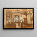Alte Kirche von Handsworth vor ihrer Restaurierung - Allen Edward Everitt — gerahmtes Bild an der Wand