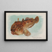 Fisch-Frosch - Allen Ginter — gerahmtes Bild an der Wand