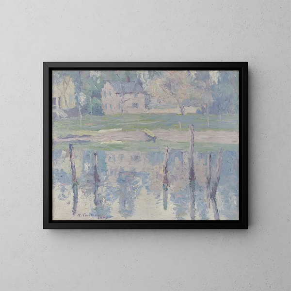 Landschaft - Allen Tucker — gerahmtes Bild an der Wand