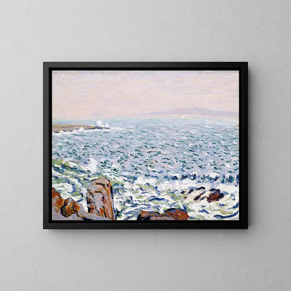 Surf auf der Insel Cranberry - Allen Tucker — gerahmtes Bild an der Wand