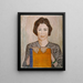 Le Livre Orange - Allen Tucker — gerahmtes Bild an der Wand