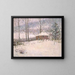 Winter in Portland - Allen Tucker — gerahmtes Bild an der Wand