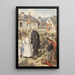 Prozession des Fronleichnamsfests - Alois Greil — gerahmtes Bild an der Wand