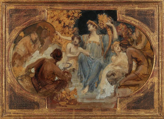 Alois Hans Schram - Allegory ceiling sketch.webp