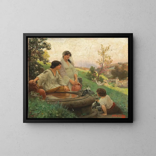 Alois Hans Schram - Am Brunnen.webp