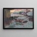 Winterlandschaft - Alois Kalvoda — gerahmtes Bild an der Wand