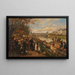 Der Obstmarkt auf dem Schanzel - Alois Schönn — gerahmtes Bild an der Wand