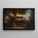 Markt von Konstantinopel - Alois Schönn — gerahmtes Bild an der Wand