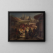 Bazar turc - Alois Schönn — gerahmtes Bild an der Wand
