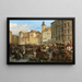 Wien, Blick auf den Markt am Freyung - Alois Schönn — gerahmtes Bild an der Wand