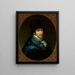 Portrait de Wiktor Ossoliski - Alojzy Reichan — gerahmtes Bild an der Wand
