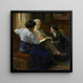 Alphons Marie Antoine Joseph Grandmont 1837-1909, der zweite Ehemann der Künstlerin, Lehrer zweier italienischer Töchter - Bramine Hubrecht — Wandpräsentation des Kunstwerks