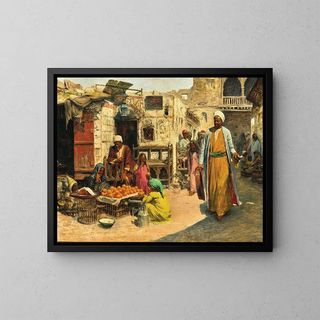 Alphons Leopold Mielich - Im alten Mostichviertel von Bulah in Cairo.webp