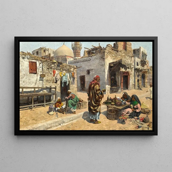 Alphons Leopold Mielich - Offering Refreshment Cairo.webp