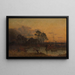 Marais dans la Campine - Alphonse Asselbergs — gerahmtes Bild an der Wand